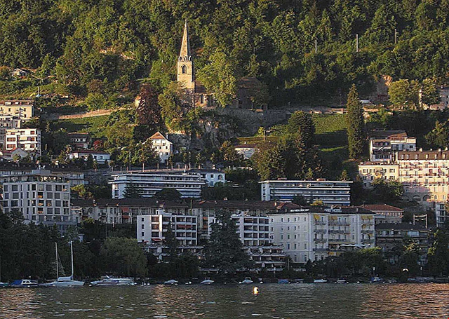building seen from the lake