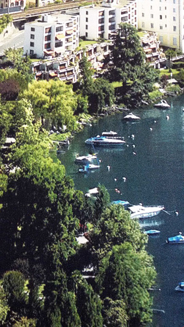 bay in front of the studio